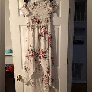 Strapless- romper dress